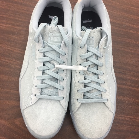 Pink Dolphin x Suede V2 “Ether” Men’s Sneakers - Picture 4 of 7